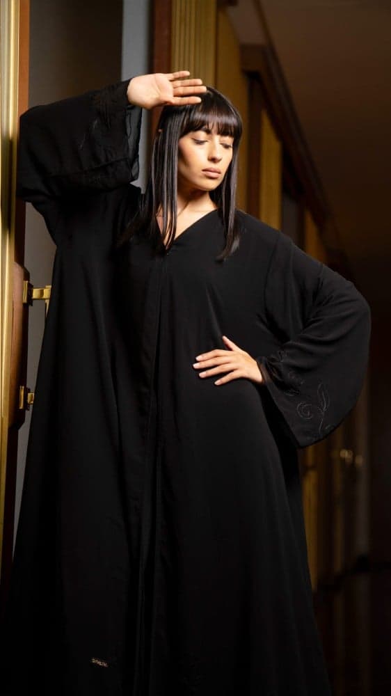 عباية شيفون مبطنه