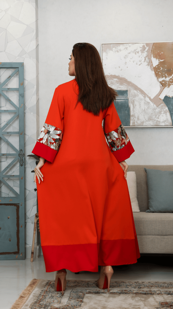 جلابية مطرزه بترتر