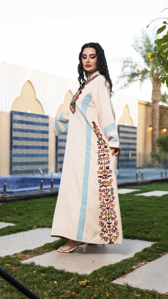 جلابية سكري بقصة كلوش