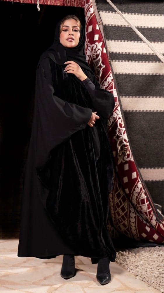 عباية شتوية بشت قطيف من الامام