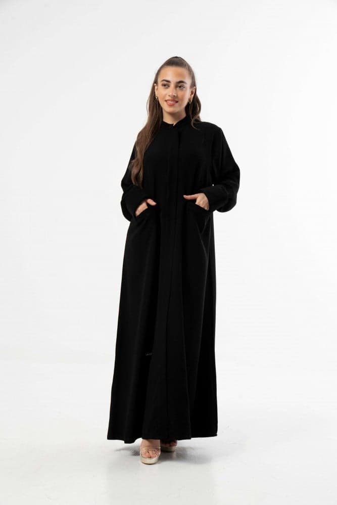 عباية بجيوب وسحاب مخفي