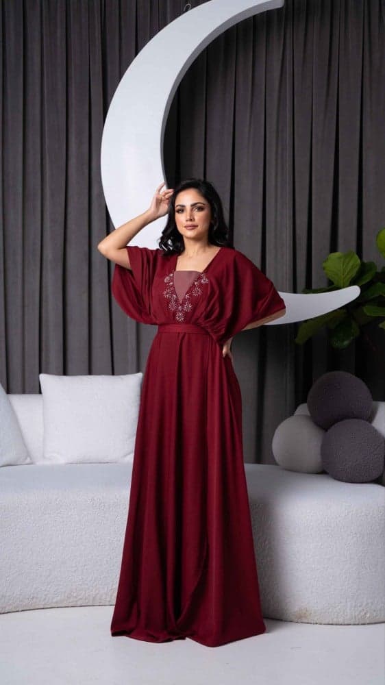 جلابية  بتصميم فستان