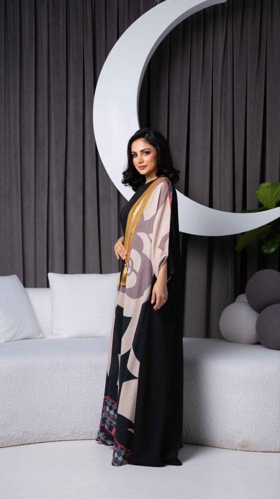 جلابية بشت قطعتين فخمة