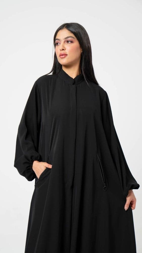 عباية بجيوب سحاب