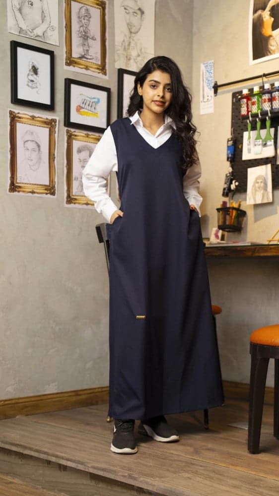 مريول ثانوي كحلي شيال