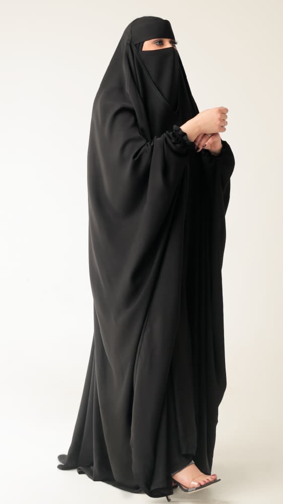 عباية رأس ب كم مطاط