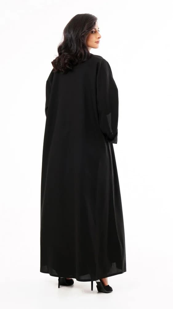 عباية باكمام قابلة للثني