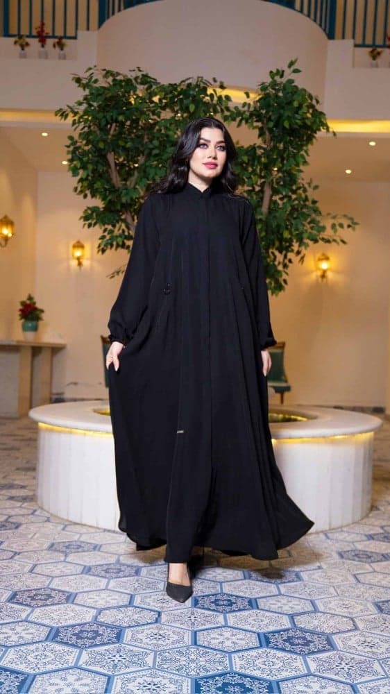 عباية بجيوب سحاب