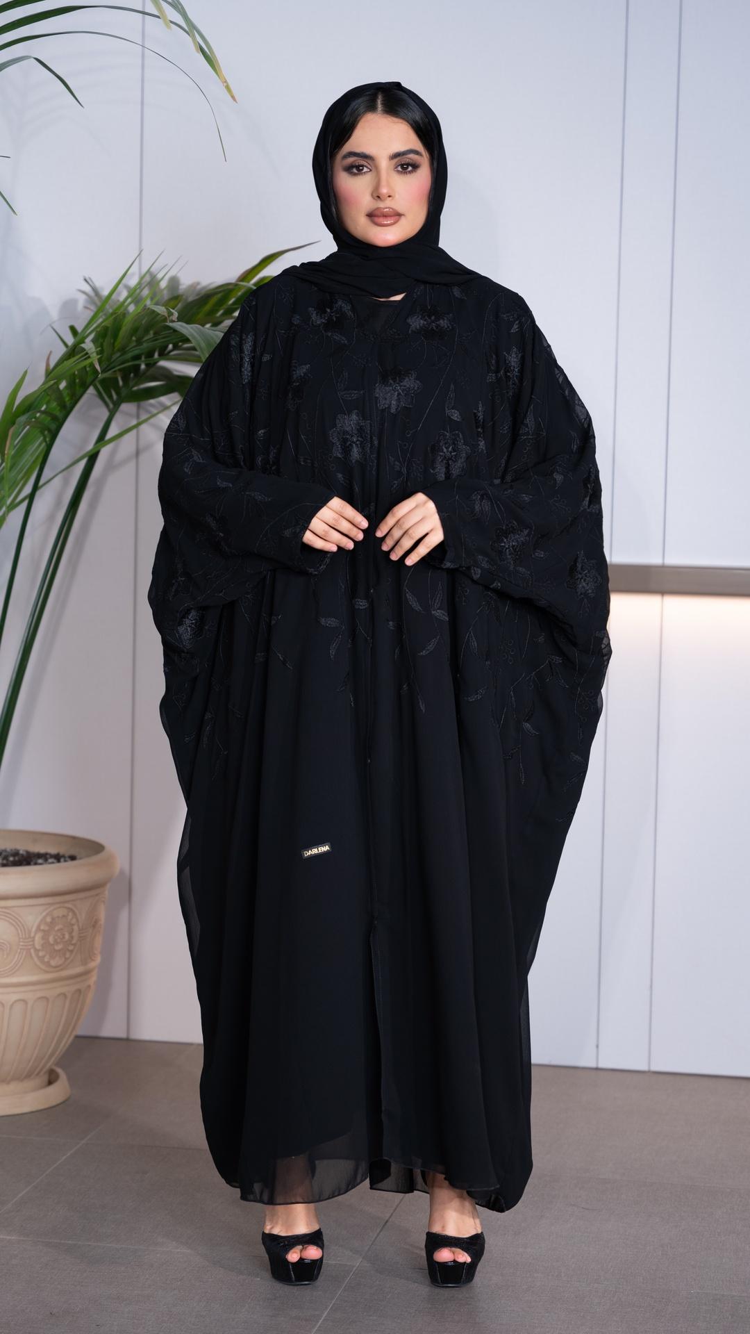 عباية بشت شيفون مطرزه