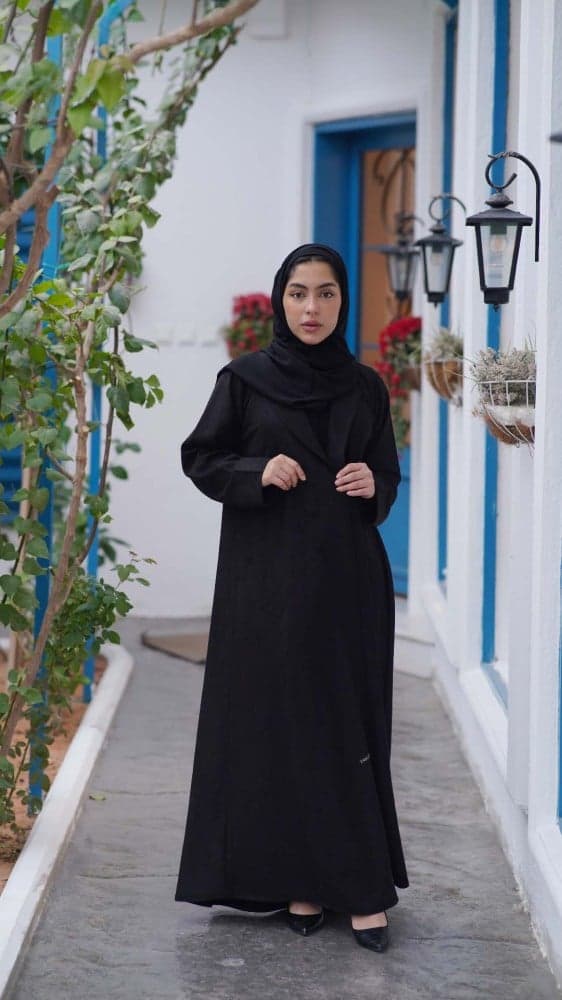 عباية شتوية رسمية شامواه بقصة كلوش