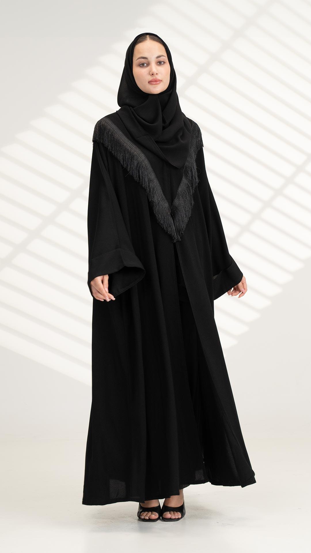 عباية بهدب