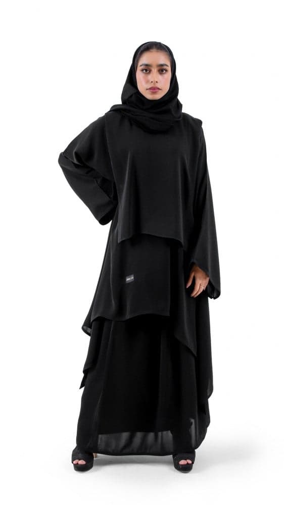 عبايه مع تنورة