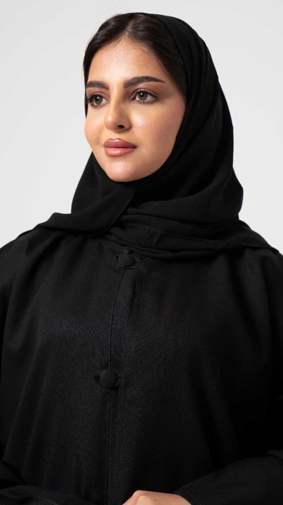 عباية بأزرة قماش