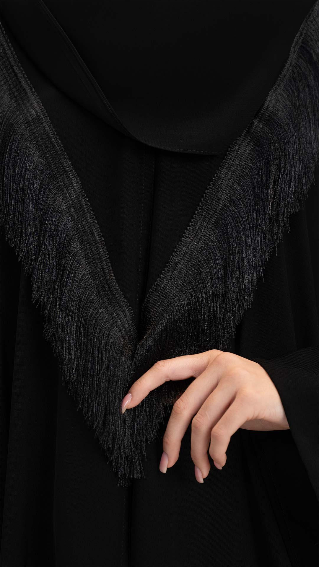عباية بهدب