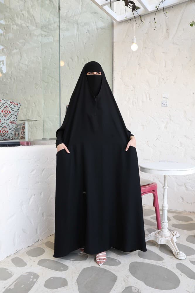 عباية رأس سحاب و بجيوب