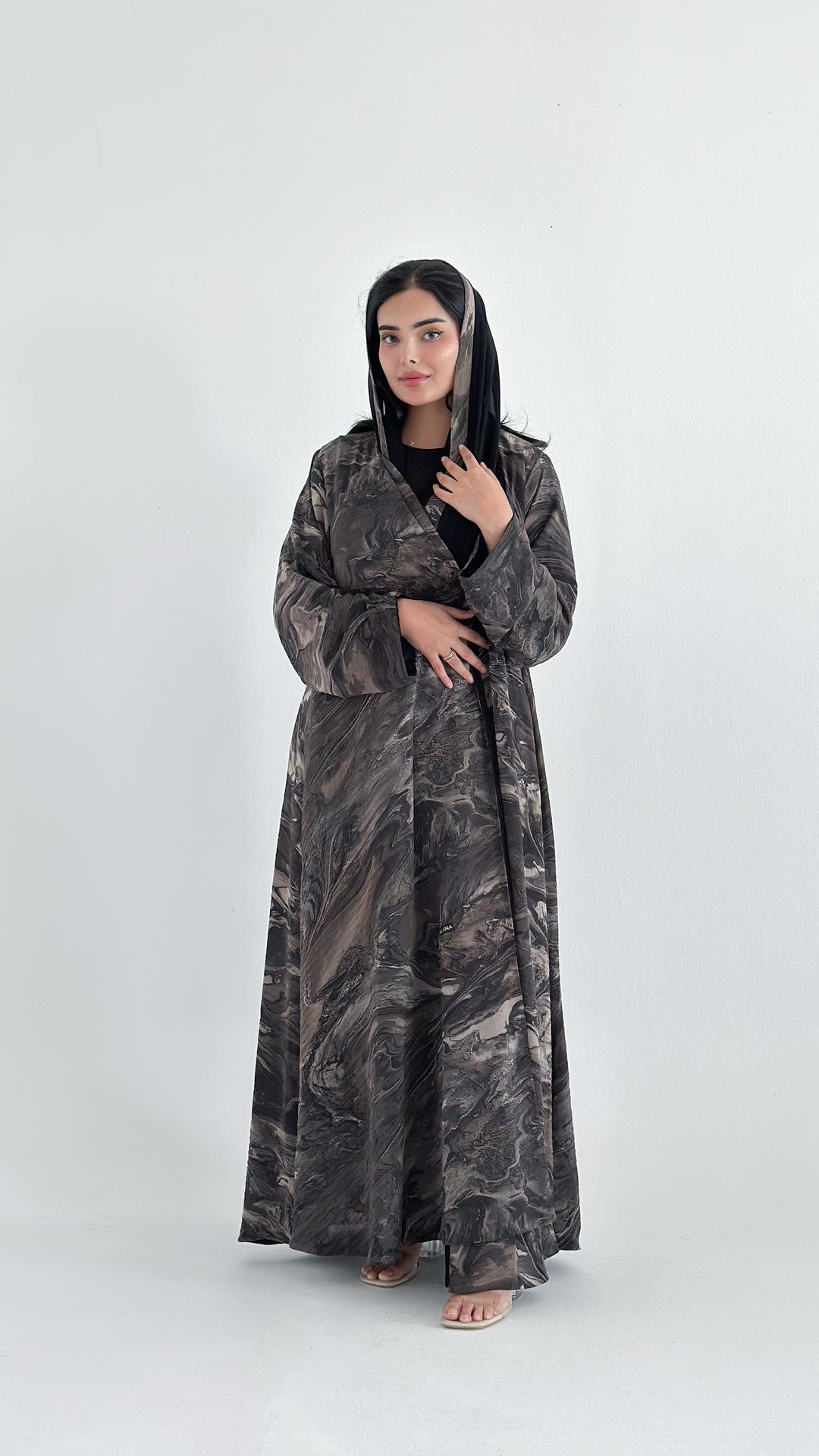 عباية شيفون وجهين
