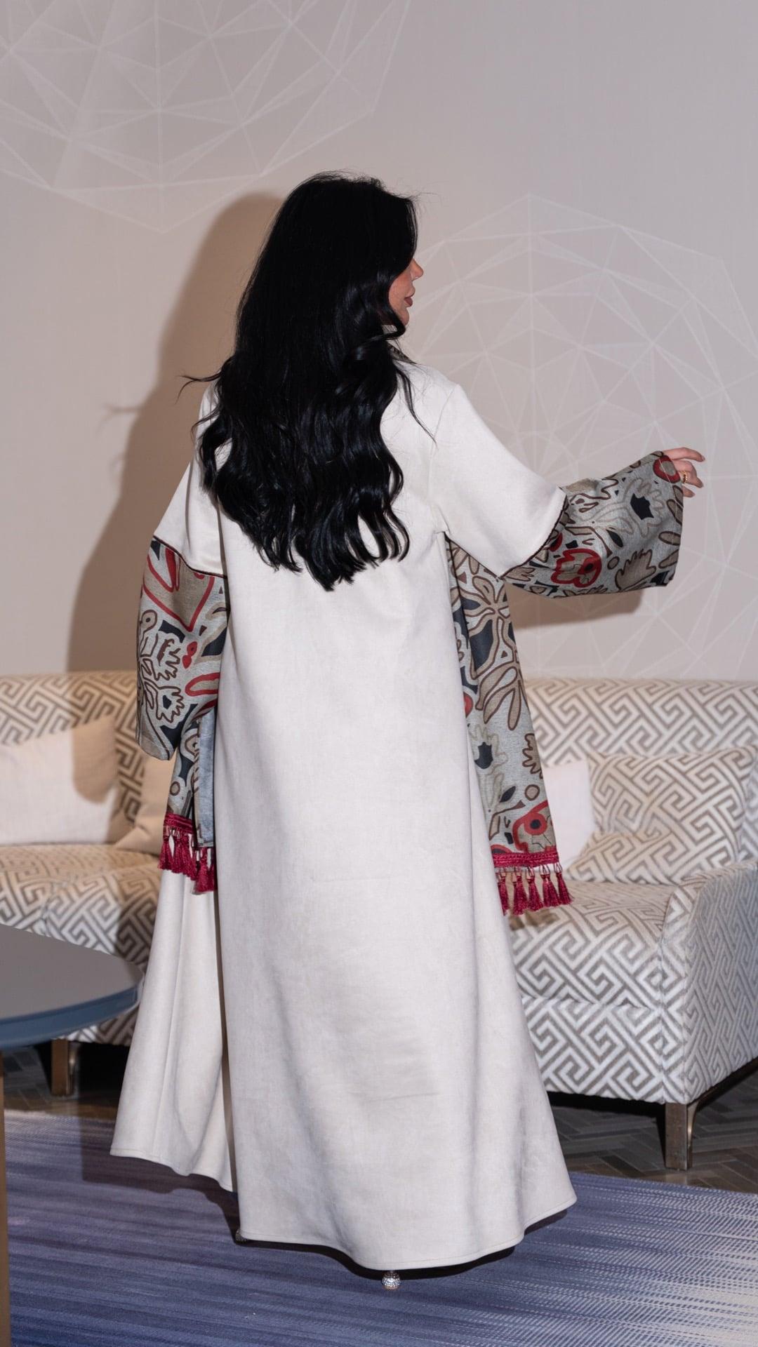 جلابية شتوية مع شال