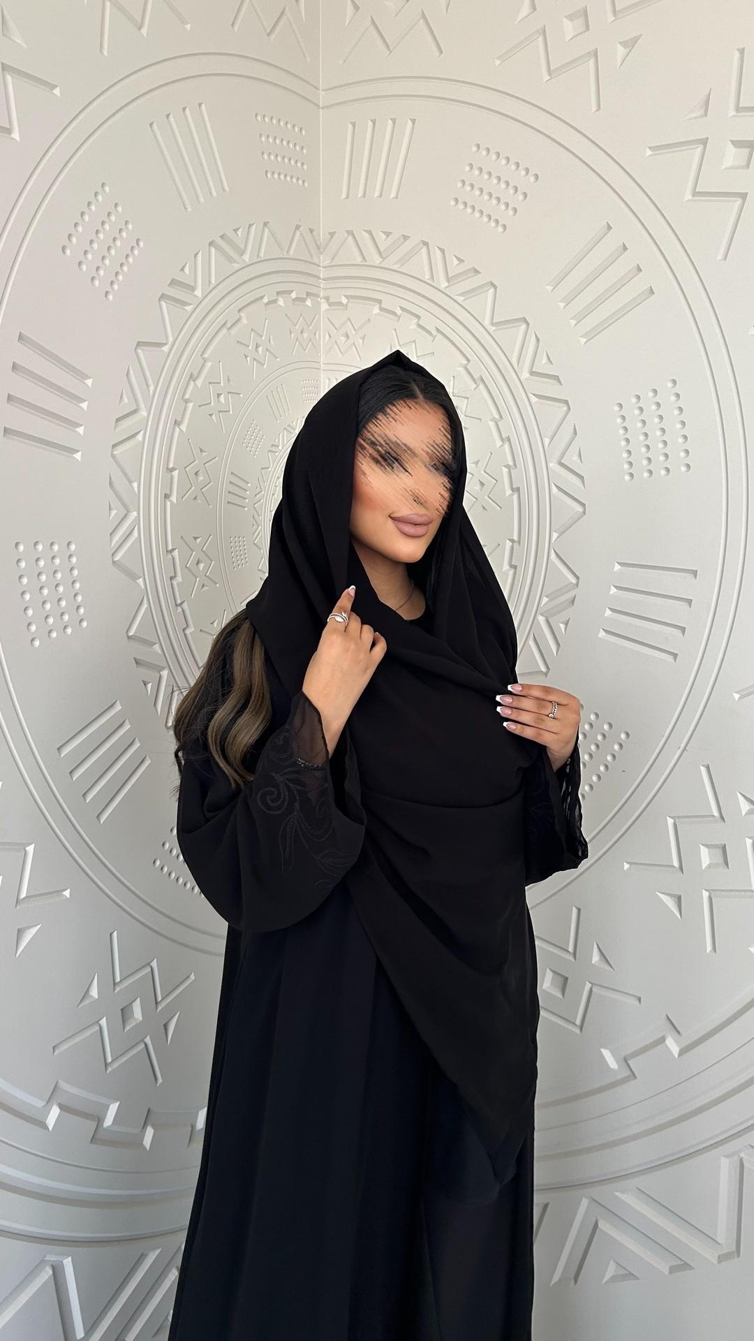 عباية شيفون مبطنه