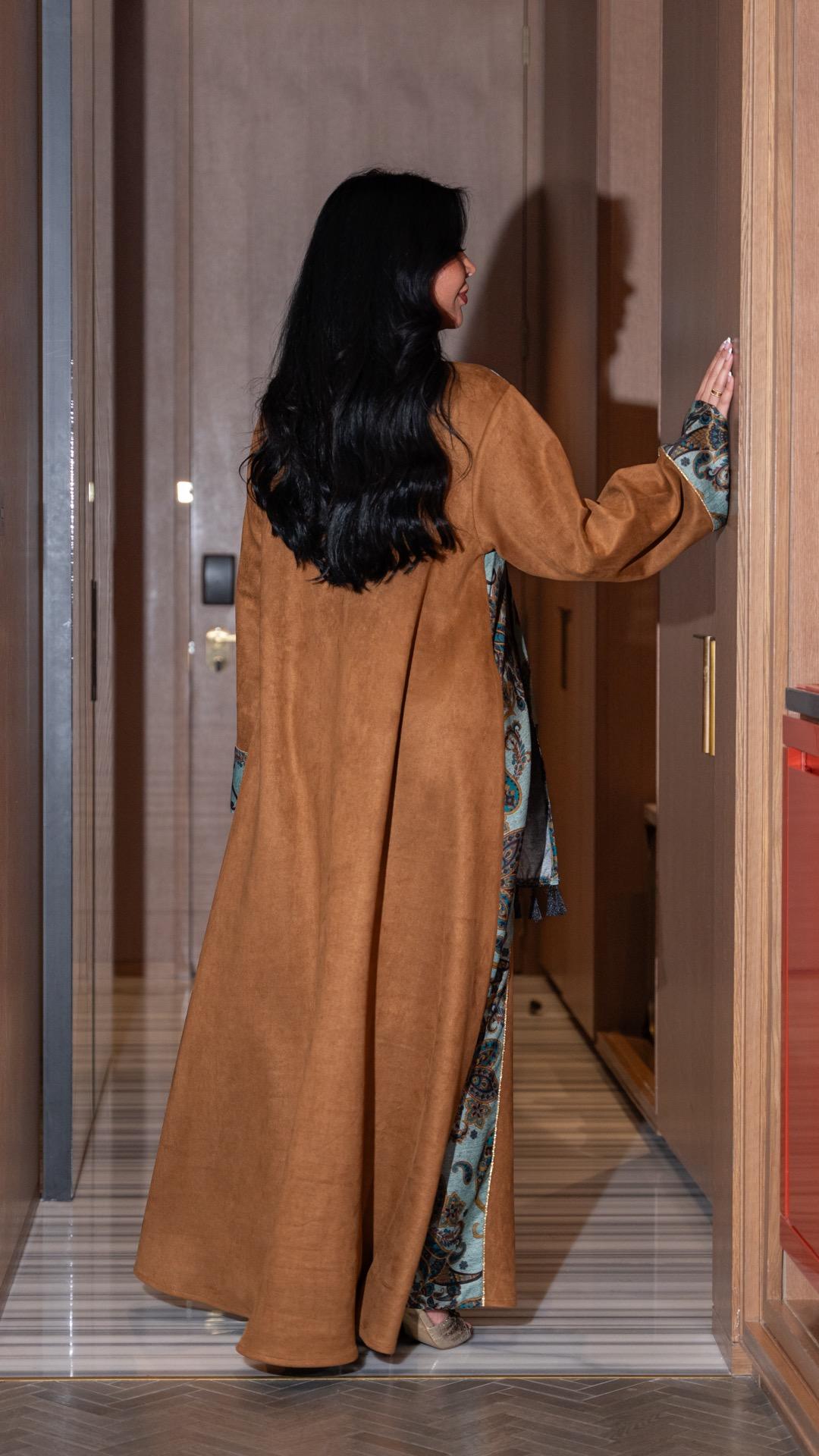 جلابية شتوية مع شال