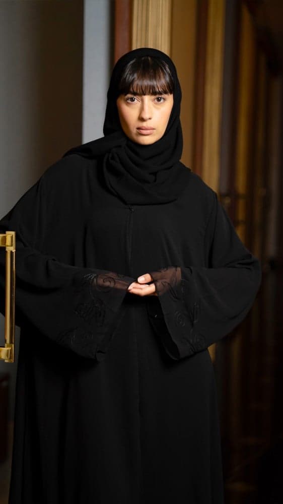 عباية شيفون مبطنه