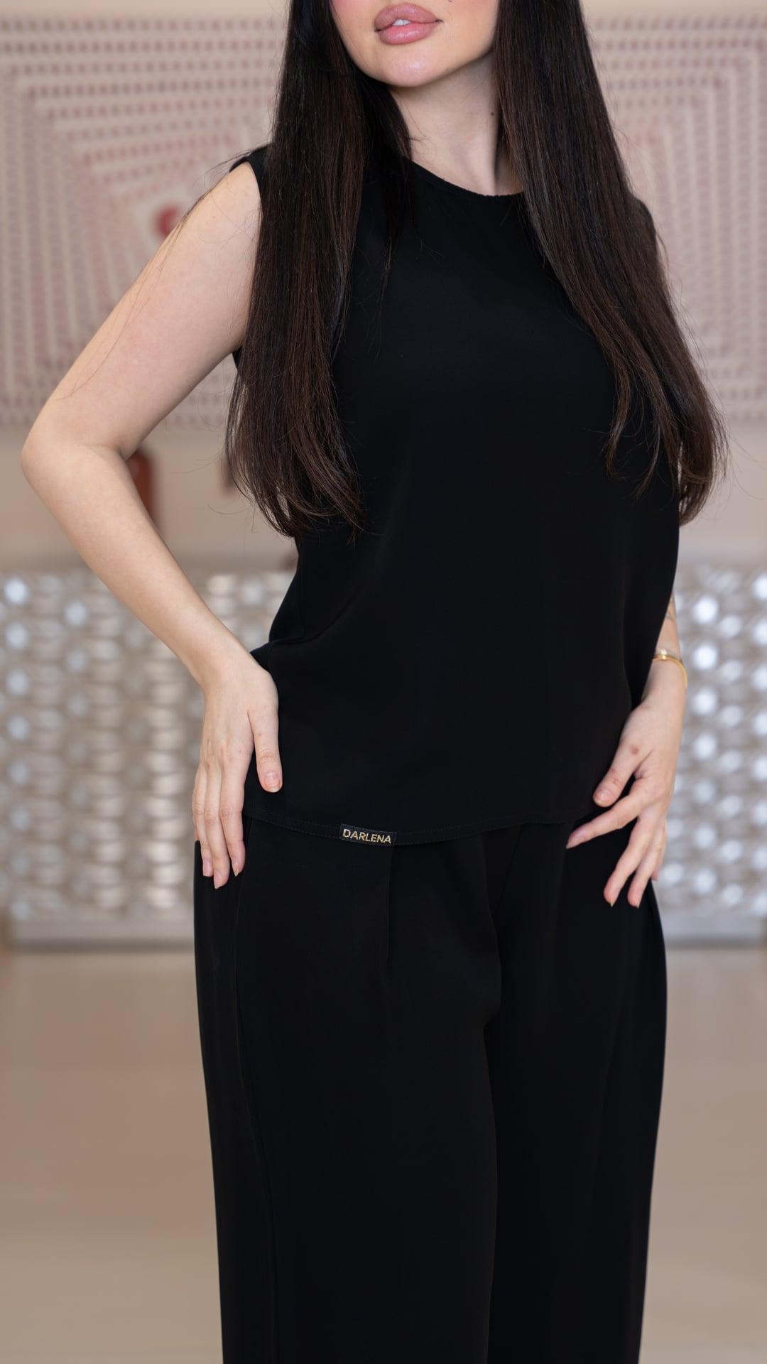 طقم عباية اسود