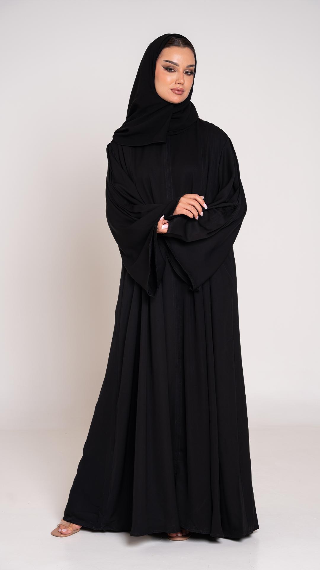 عباية كلوش كسرات من الخلف